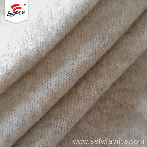 Knitted Hacci Brush Rayon Polyester Fabric